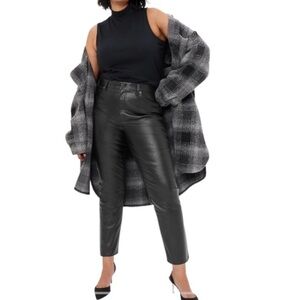 Host Pick 🔥Gap High Rise Faux-Leather Vintage Slim Pants Size 30/10R
